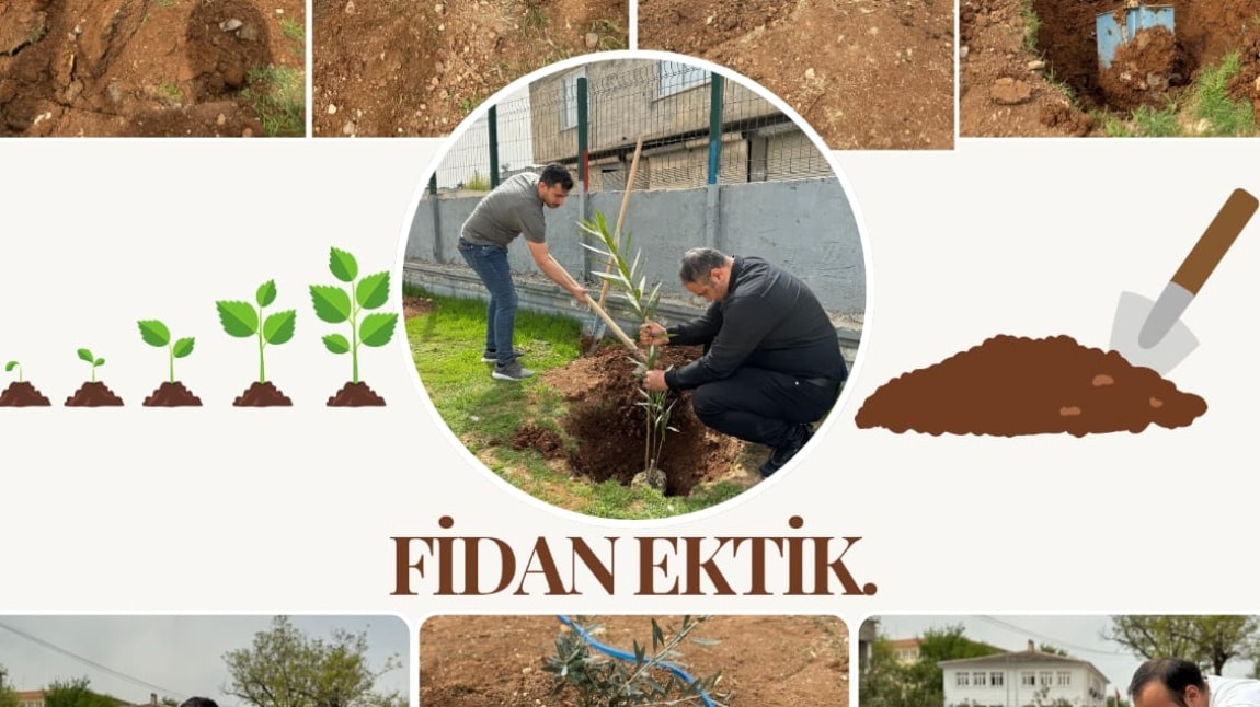OKULUMUZDA FİDAN DİKİMİ GERÇEKLEŞTİRİLDİ